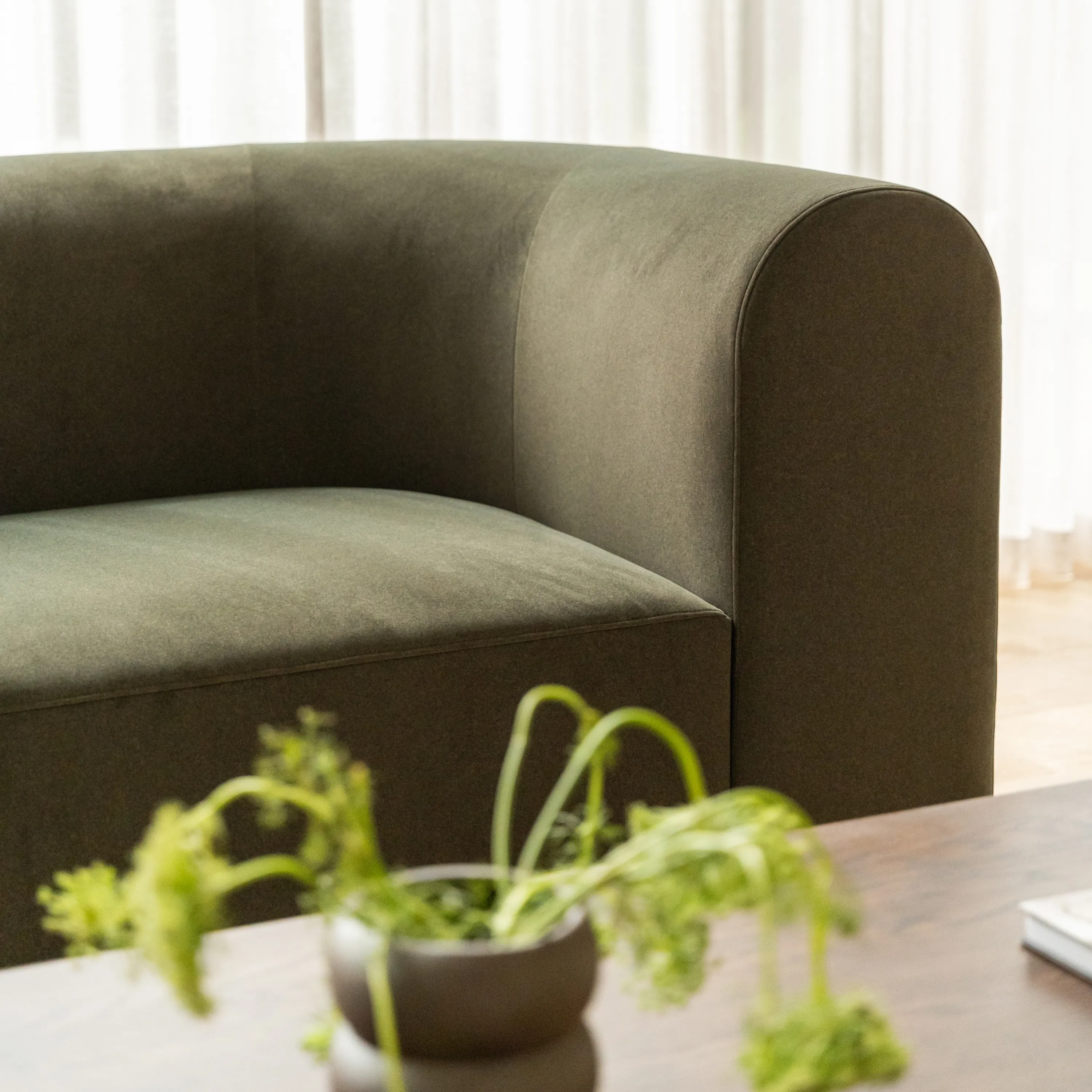 Berg Corner Sofa - Eden Leaf