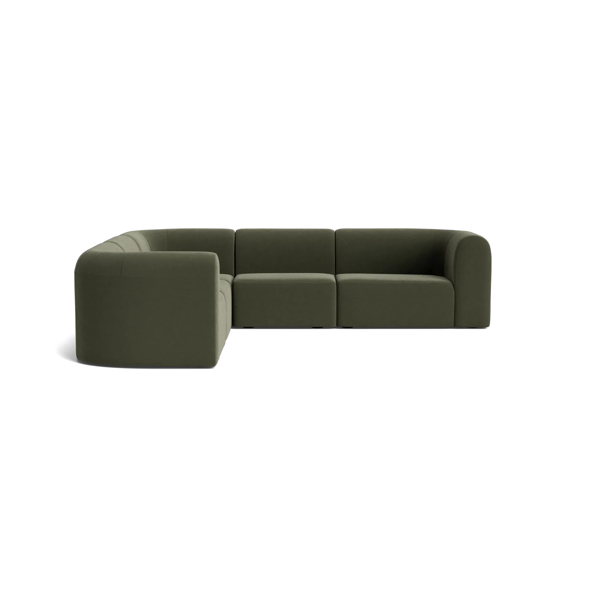Berg Corner Sofa - Eden Leaf