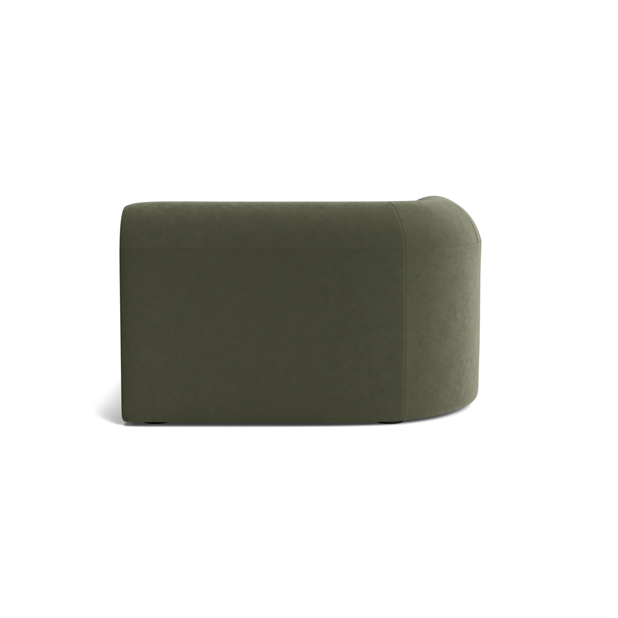 Berg Left Chaise Module - Eden Leaf