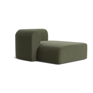 Berg Left Chaise Module - Eden Leaf