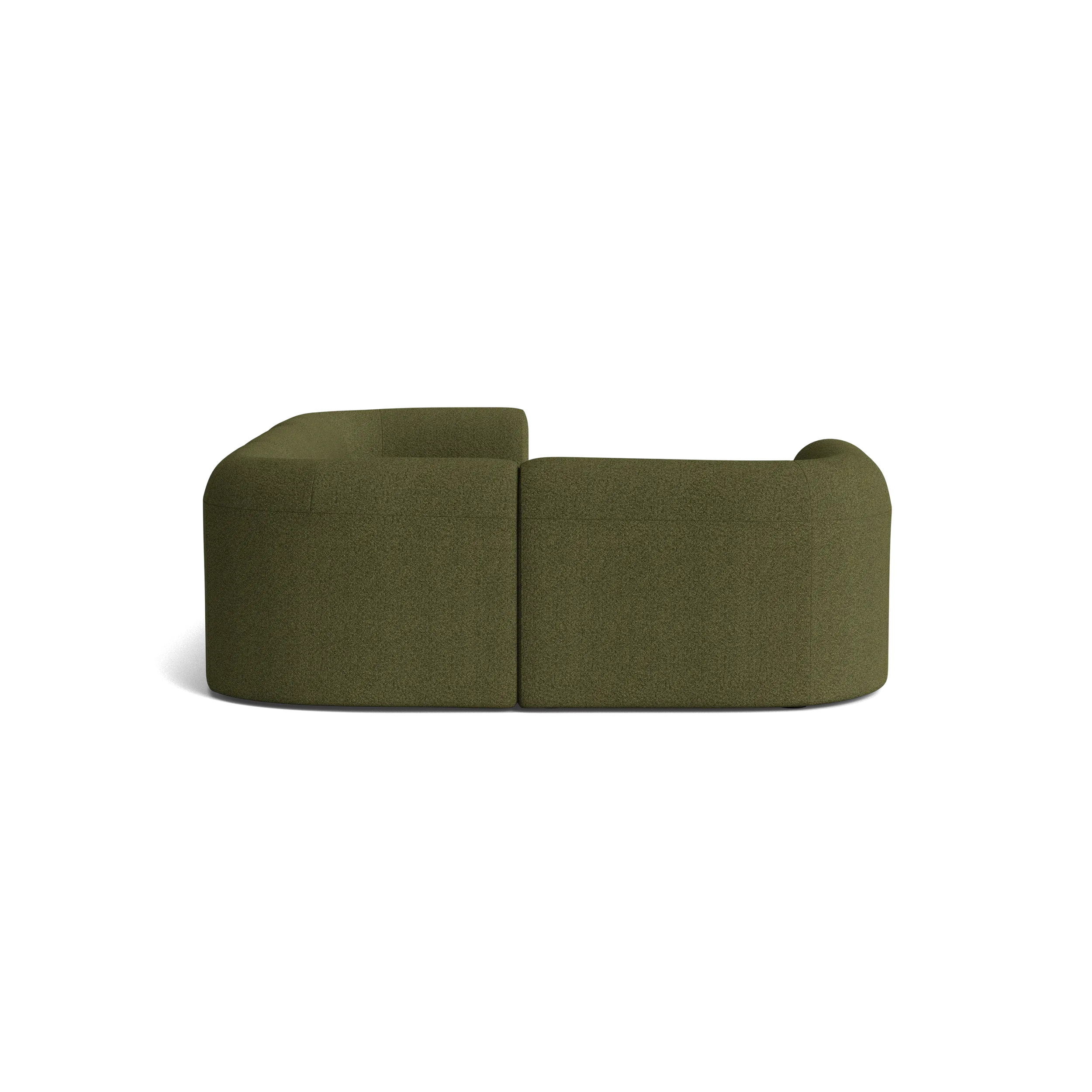 Berg LHF Closed Chaise Sofa - Copenhagen Forest