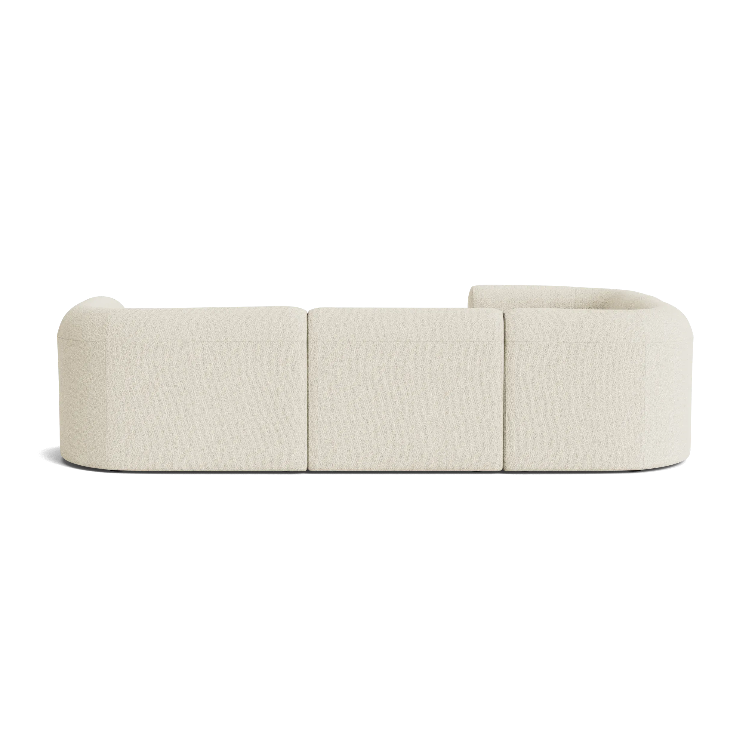 Berg LHF Closed Chaise Sofa - Copenhagen Grey