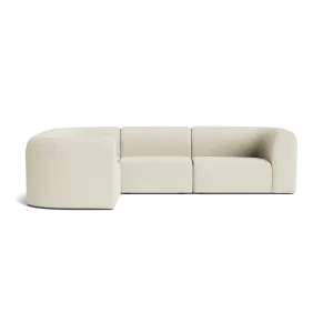 Berg LHF Closed Chaise Sofa - Copenhagen Grey