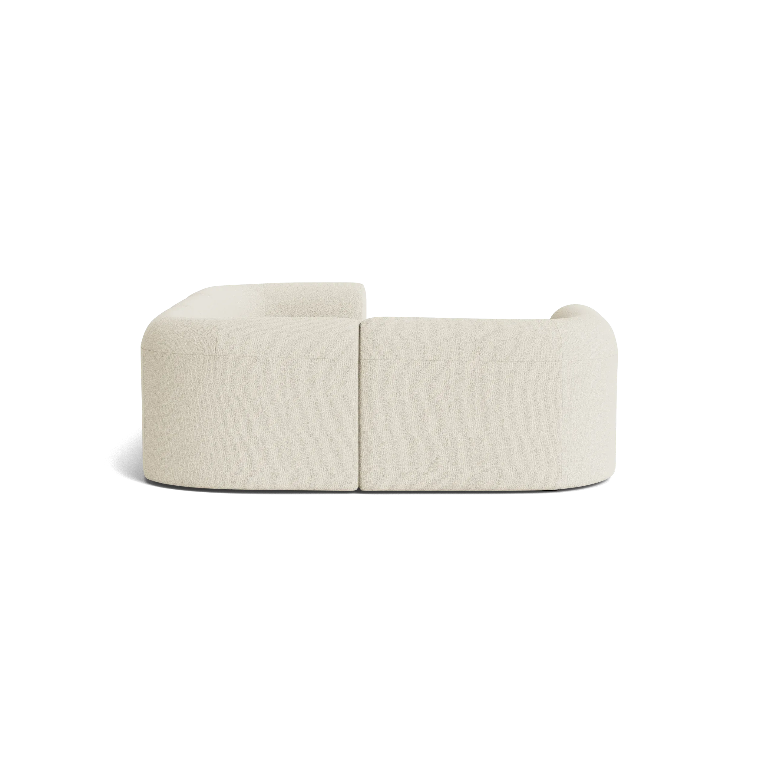 Berg LHF Closed Chaise Sofa - Copenhagen Grey
