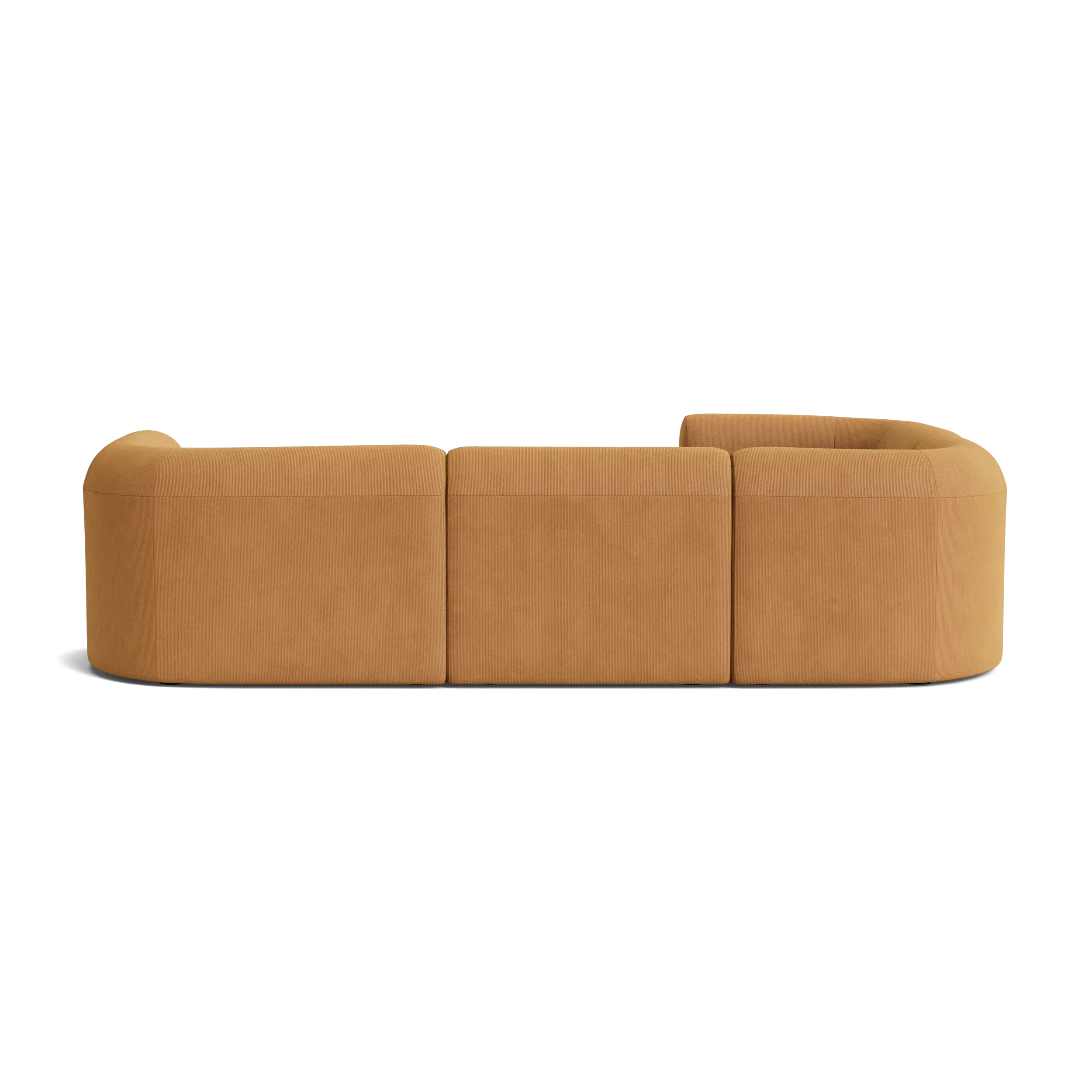 Berg LHF Closed Chaise Sofa - Corduroy Fawn
