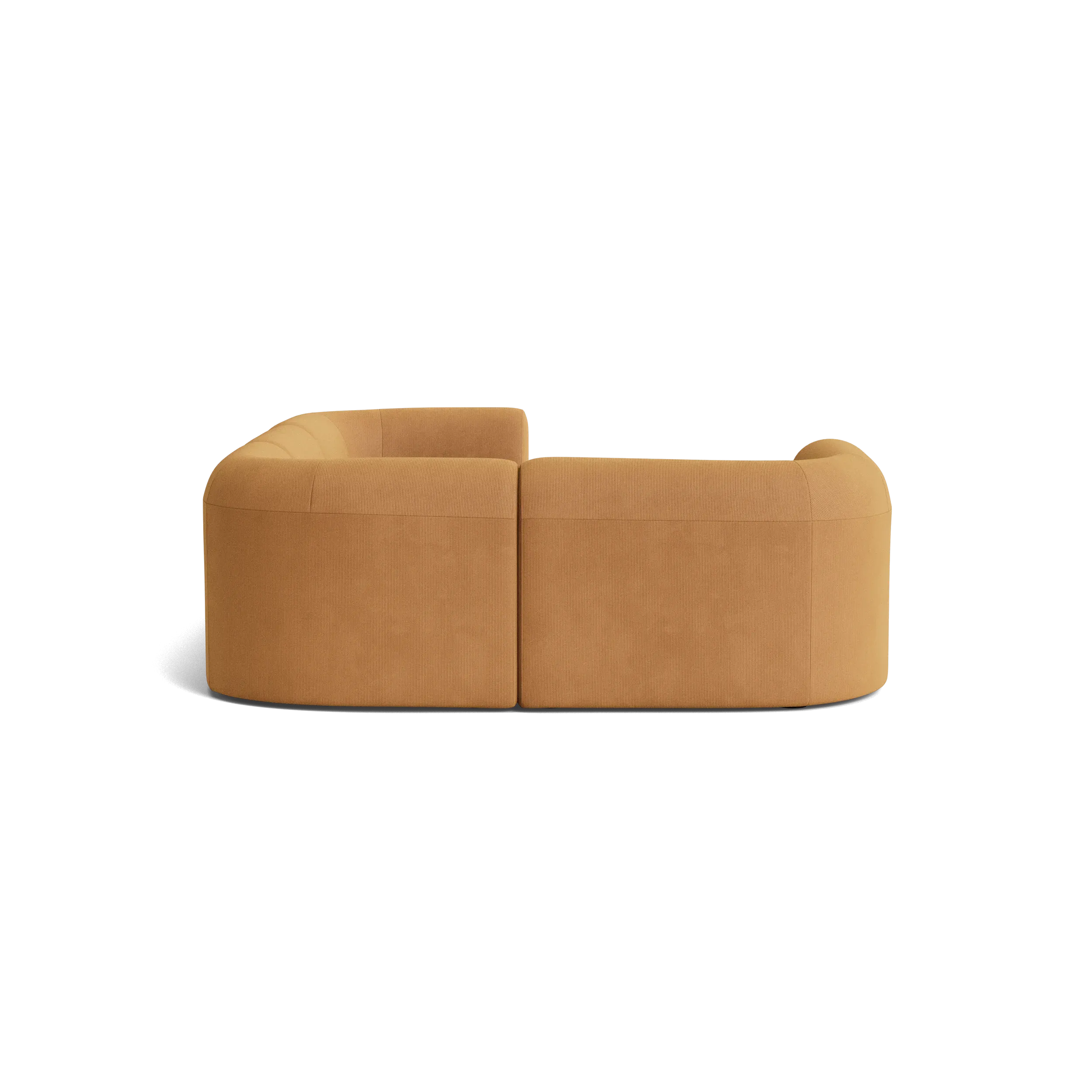 Berg LHF Closed Chaise Sofa - Corduroy Fawn