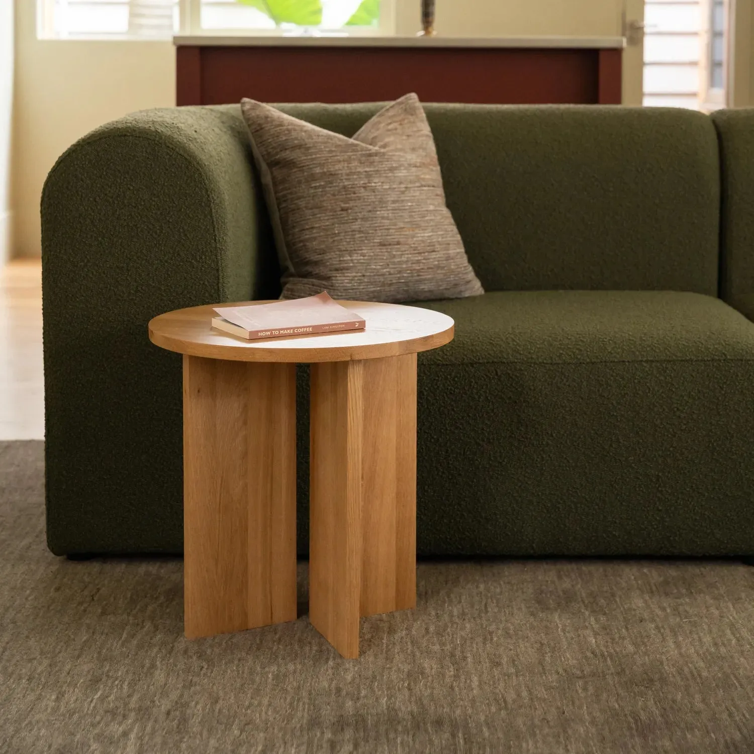 Berg RHF Closed Chaise Sofa - Copenhagen Forest