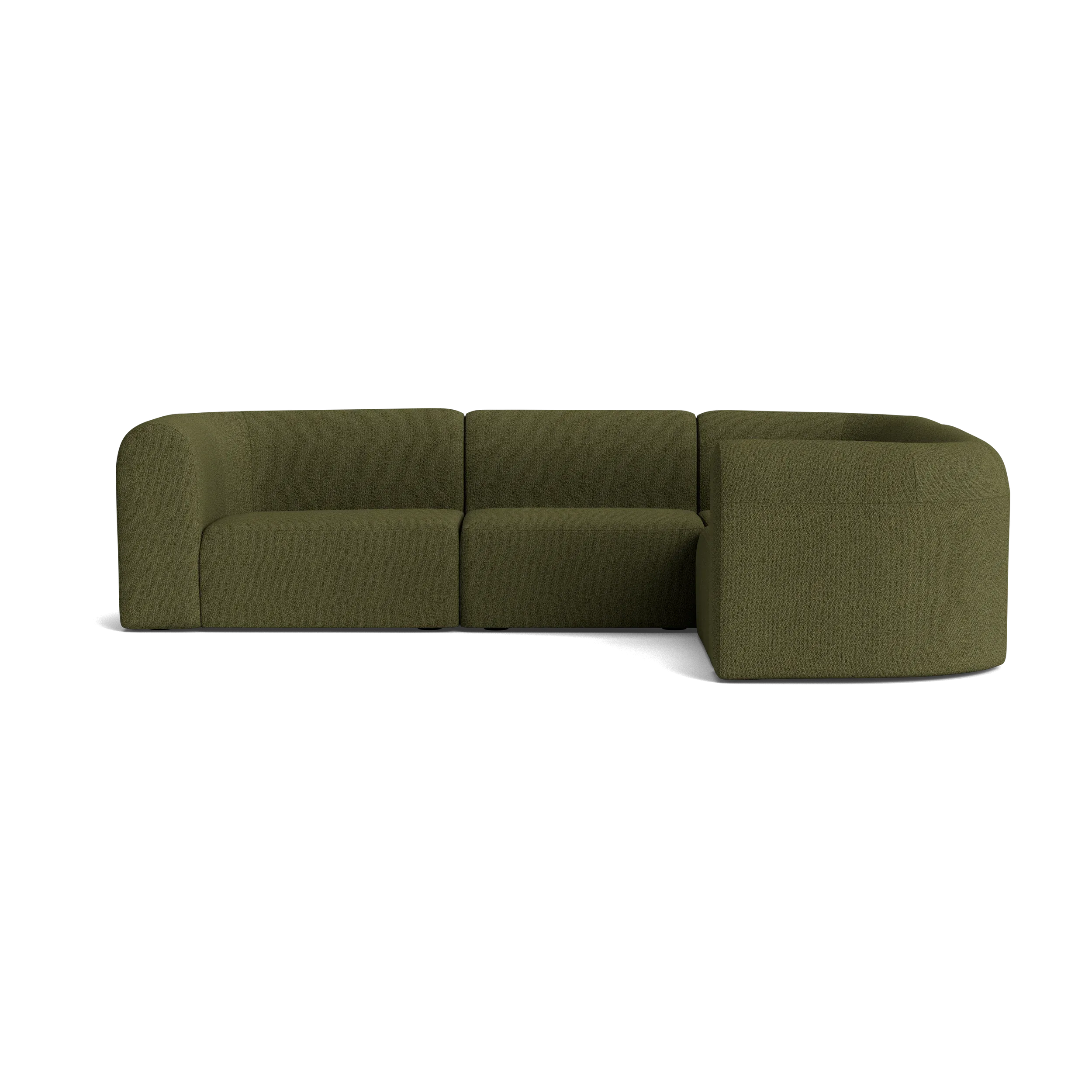 Berg RHF Closed Chaise Sofa - Copenhagen Forest