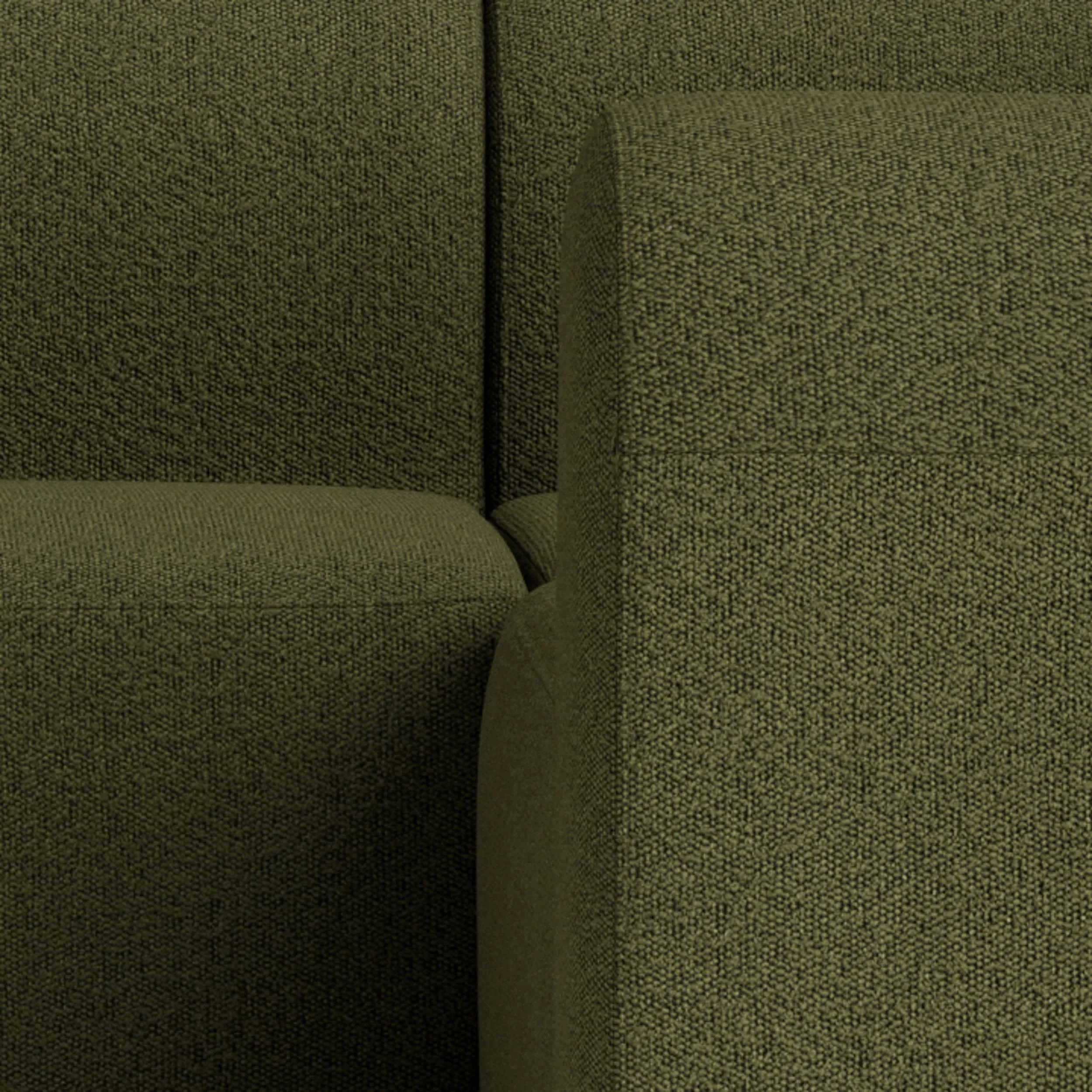 Berg RHF Closed Chaise Sofa - Copenhagen Forest