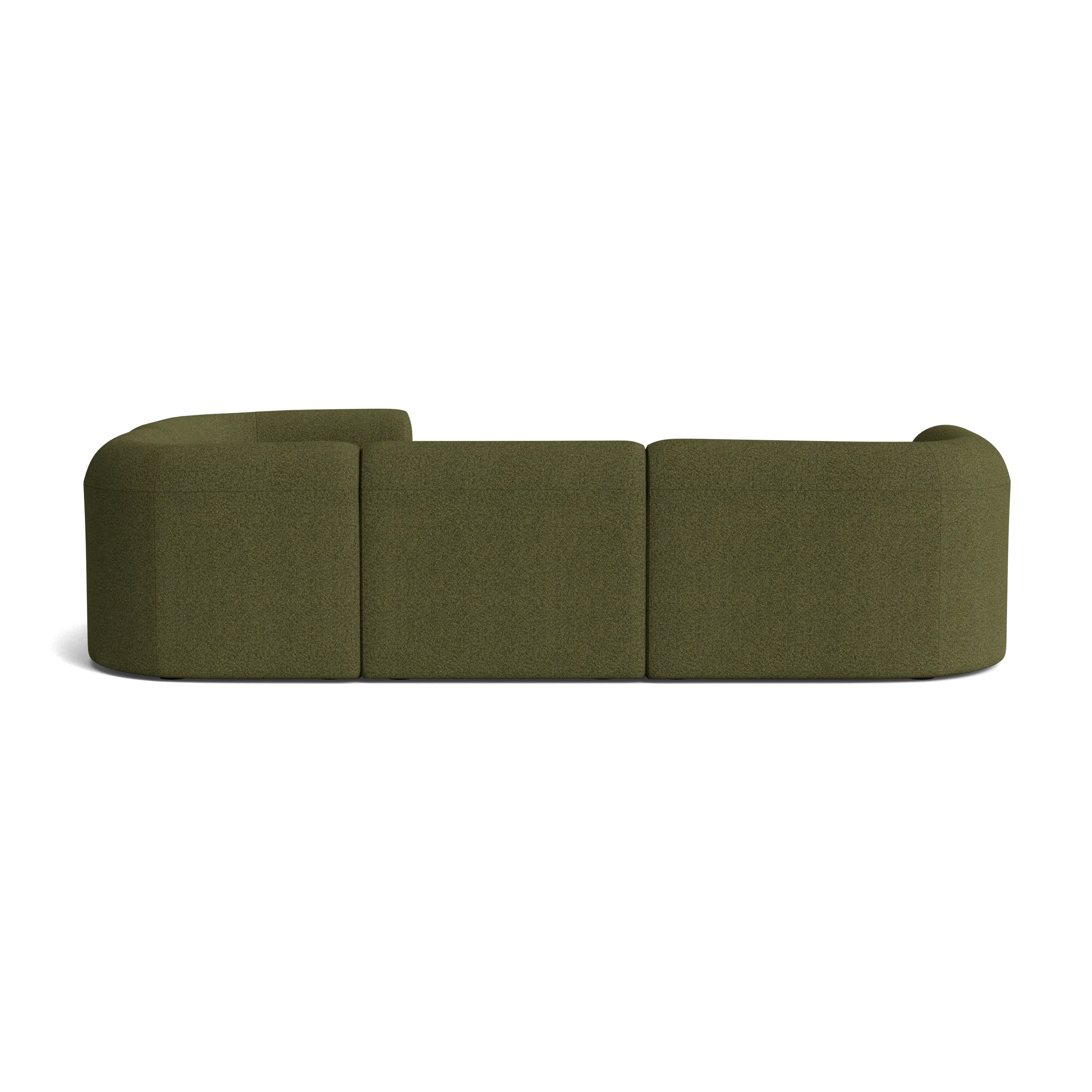 Berg RHF Closed Chaise Sofa - Copenhagen Forest