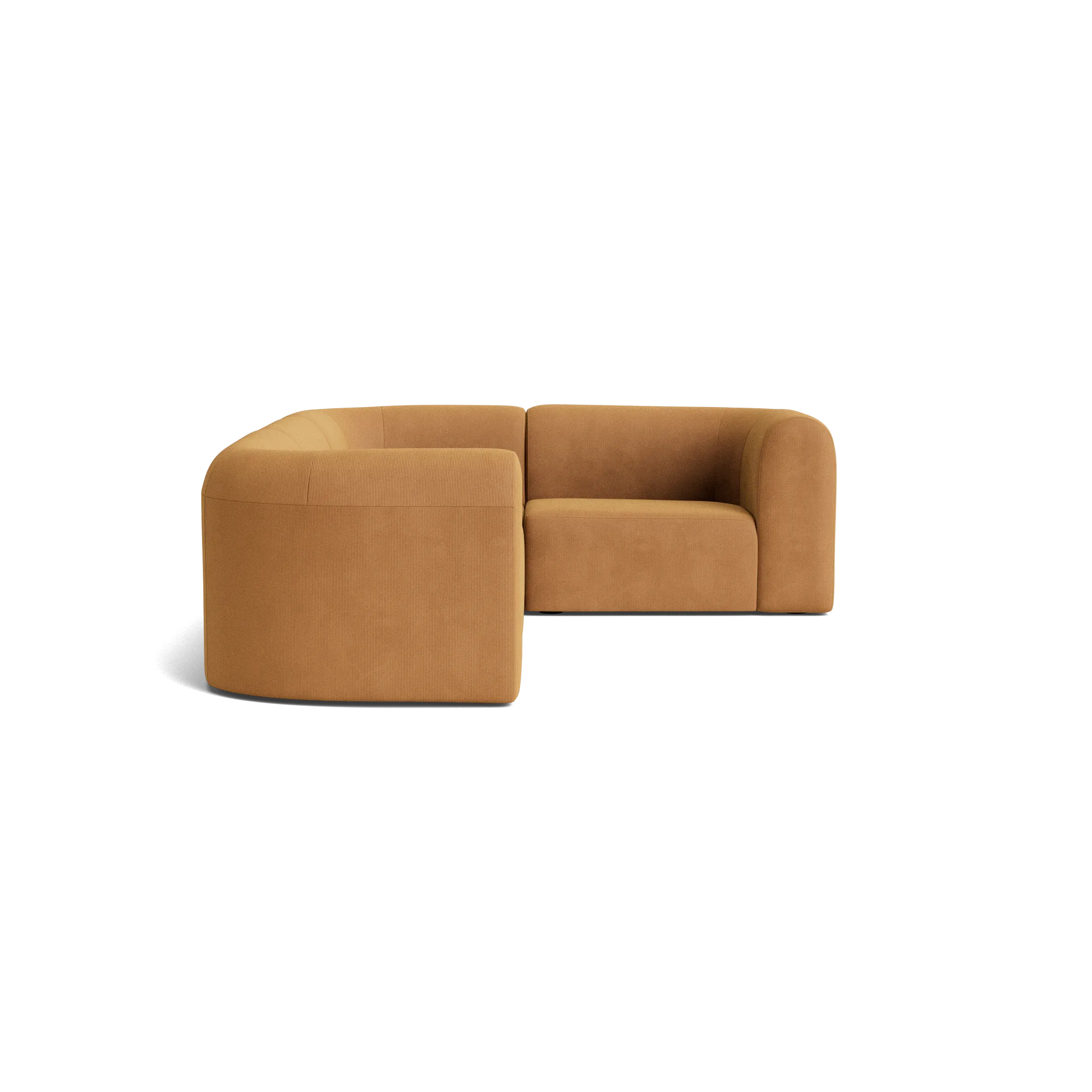Berg RHF Closed Chaise Sofa - Corduroy Fawn