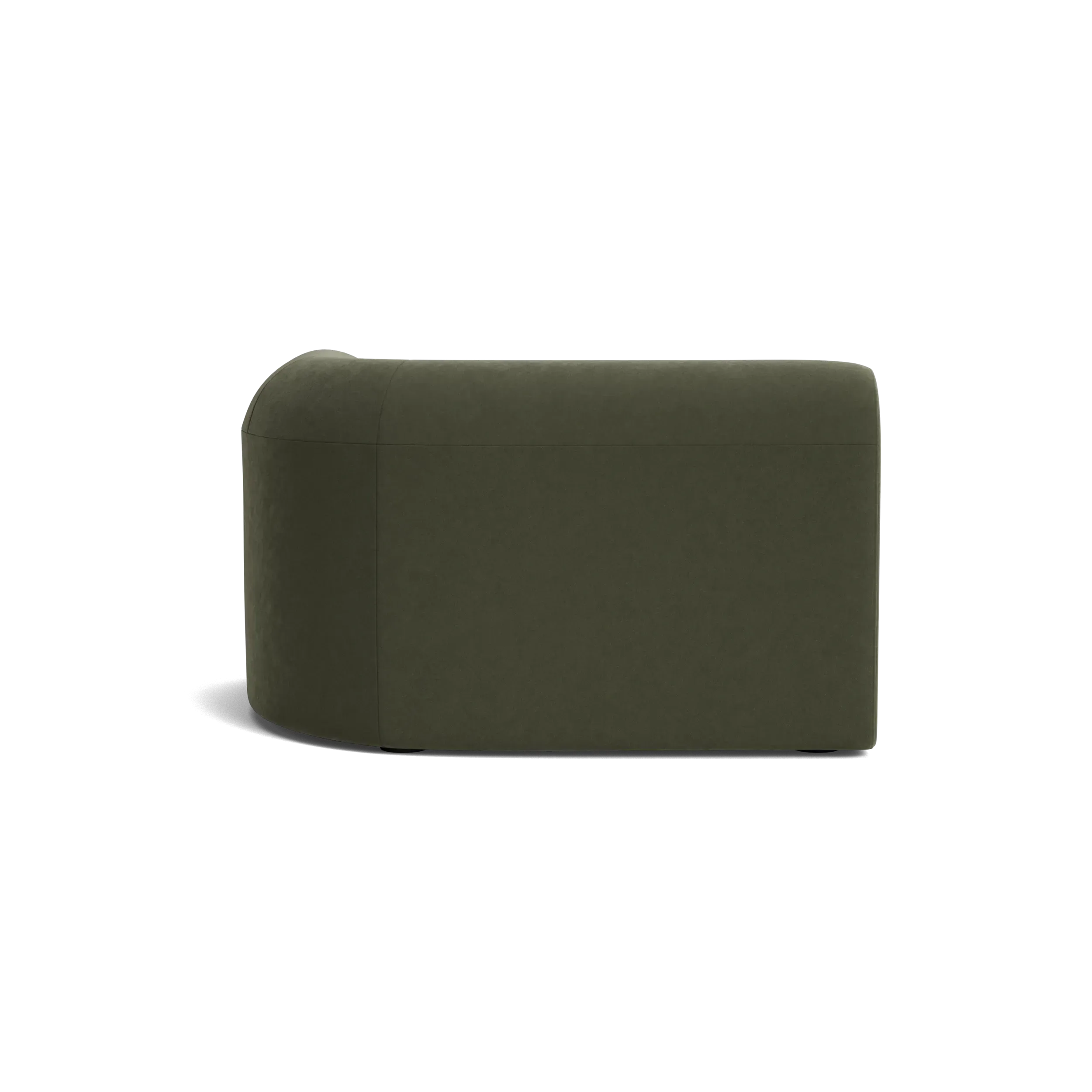 Berg Right Chaise Module - Eden Leaf