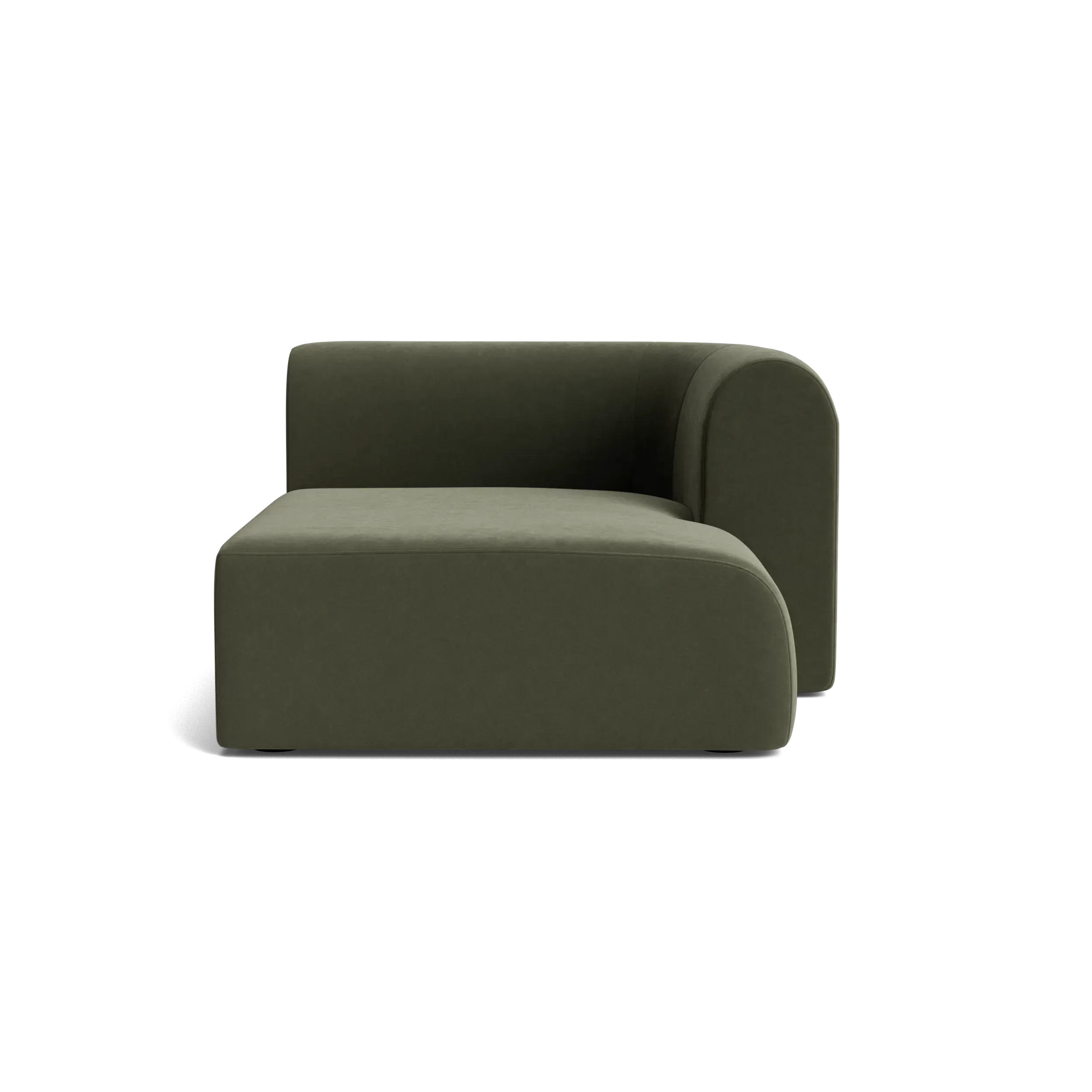 Berg Right Chaise Module - Eden Leaf