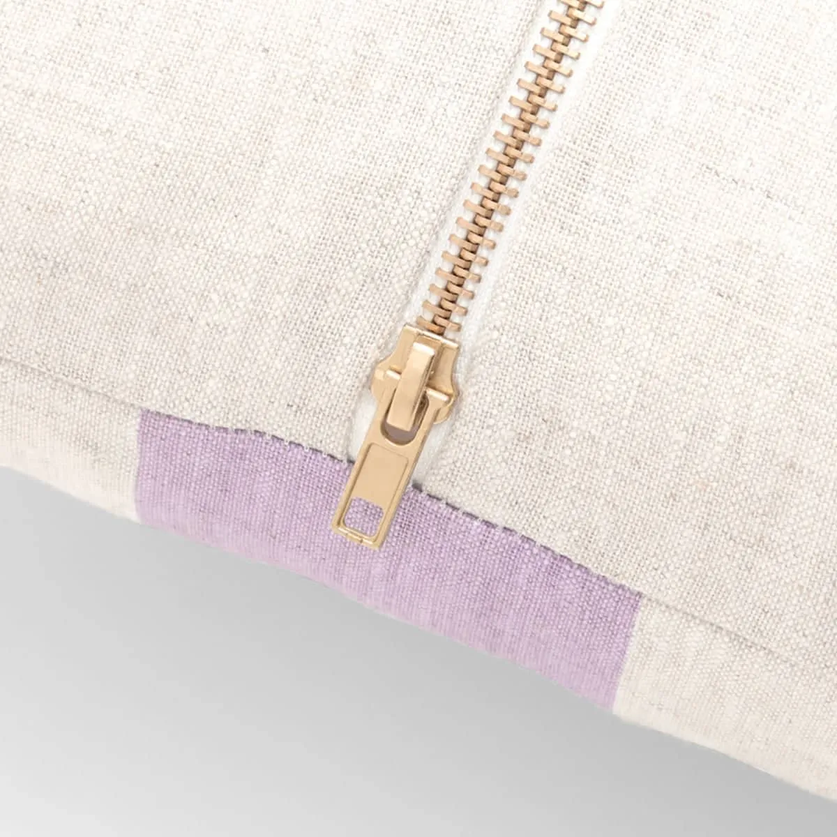 Big Check Square Cushion - Lavender