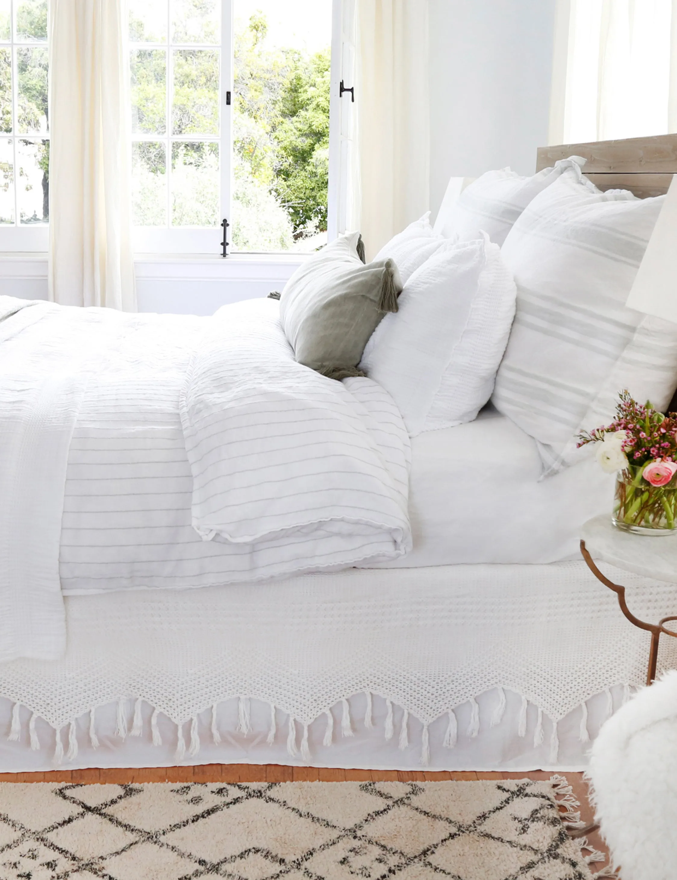 Blake Linen Duvet by Pom Pom at Home