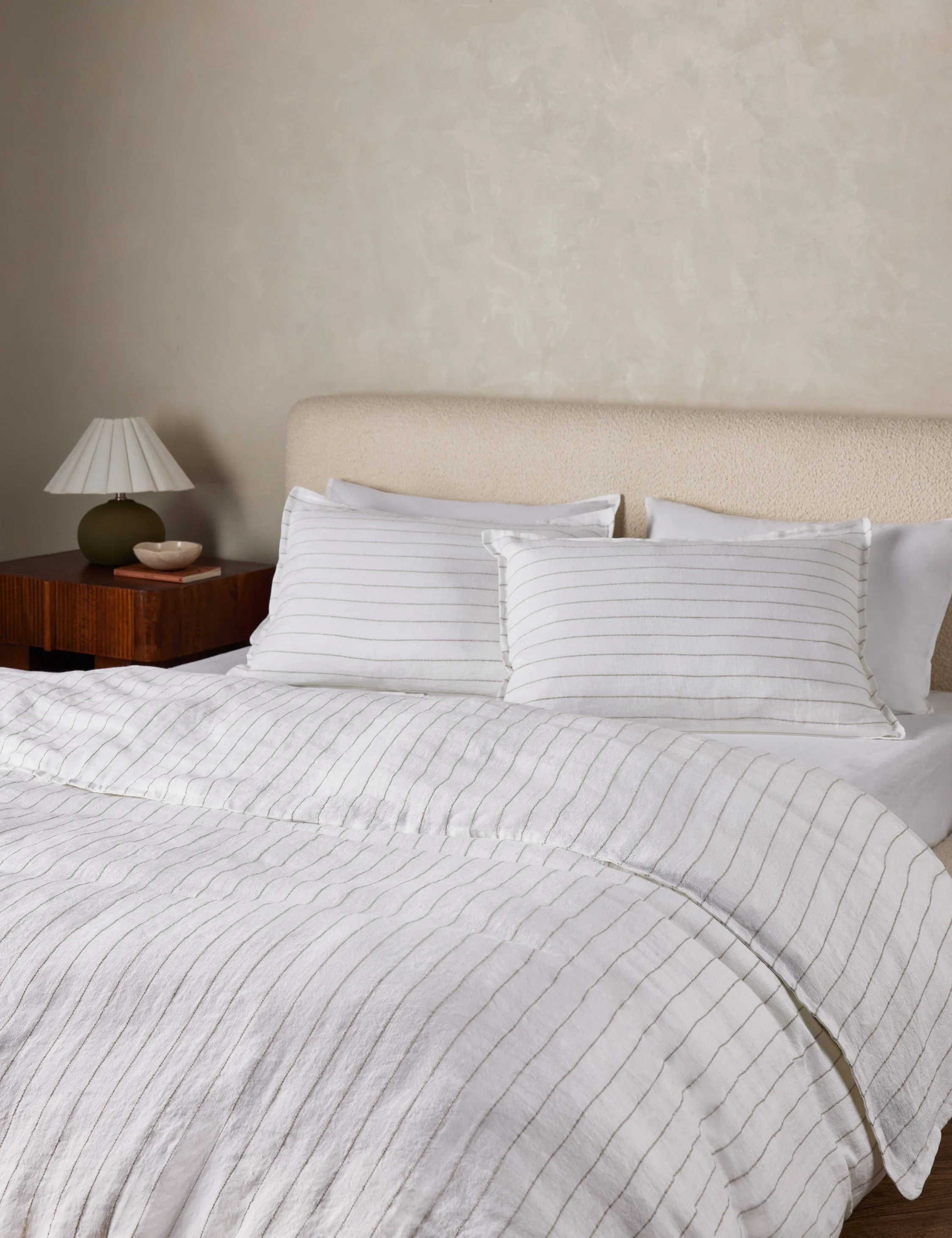 Blake Linen Duvet by Pom Pom at Home