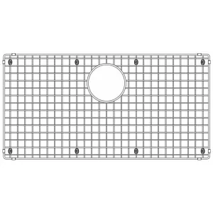 Blanco 402125 Stainless Steel Bottom Grid for QUATRUS Super Single Kitchen Sink