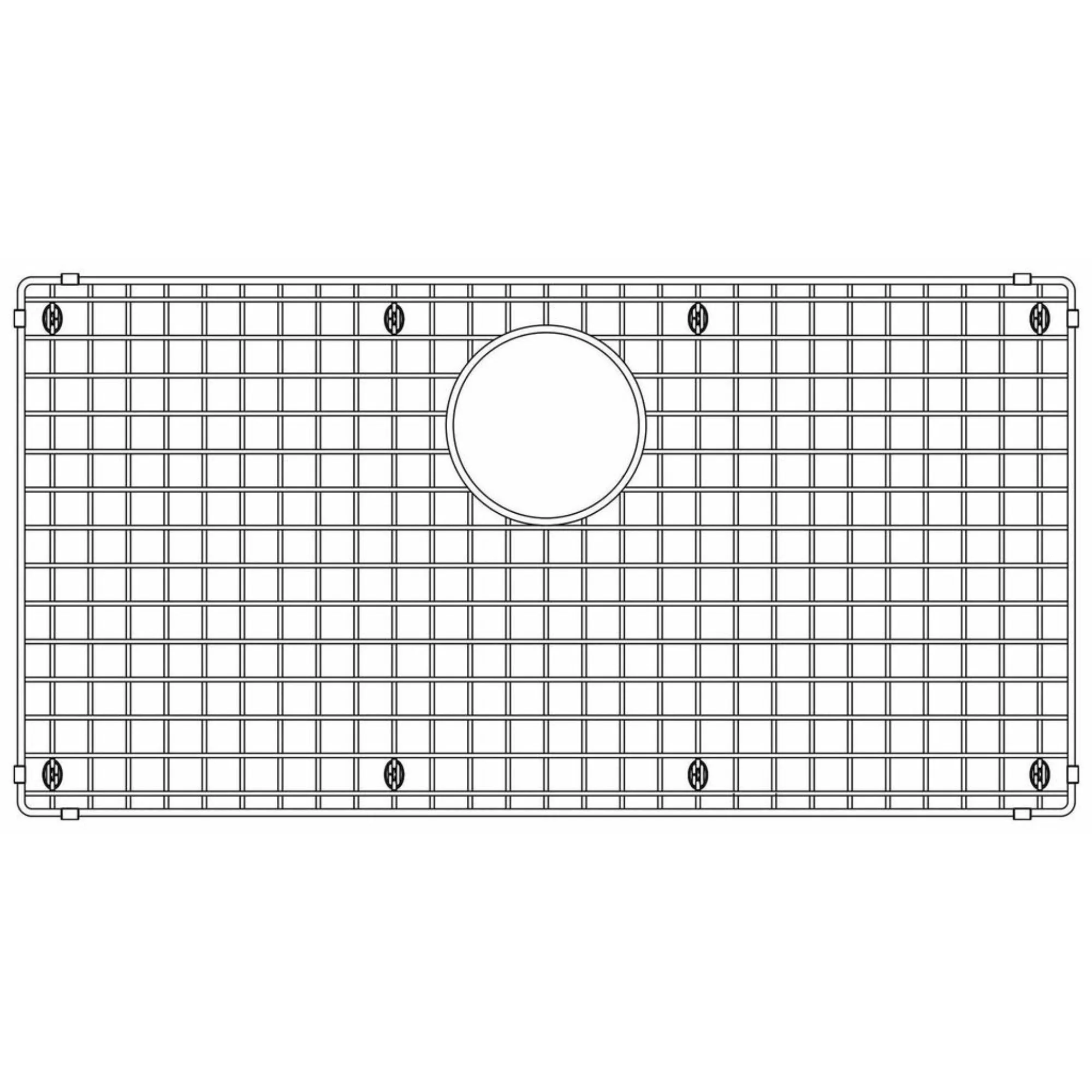 Blanco 402125 Stainless Steel Bottom Grid for QUATRUS Super Single Kitchen Sink
