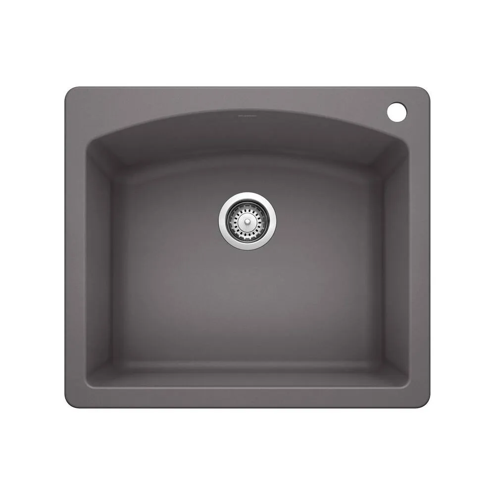 Blanco 441463 Diamond Single Bowl Silgranit II Drop in Kitchen Sink