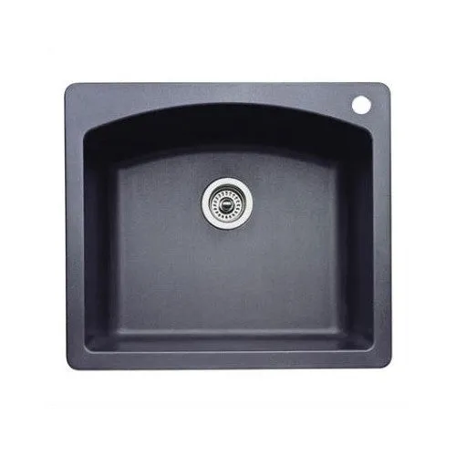 Blanco 441463 Diamond Single Bowl Silgranit II Drop in Kitchen Sink
