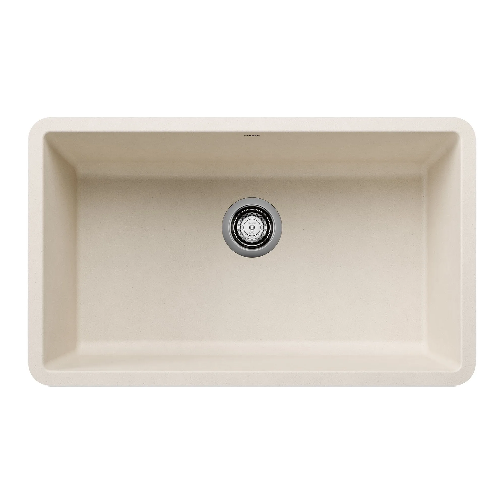 Blanco 442533 Precis 30 Inch Undermount Single Basin Silgranit Kitchen Sink - White