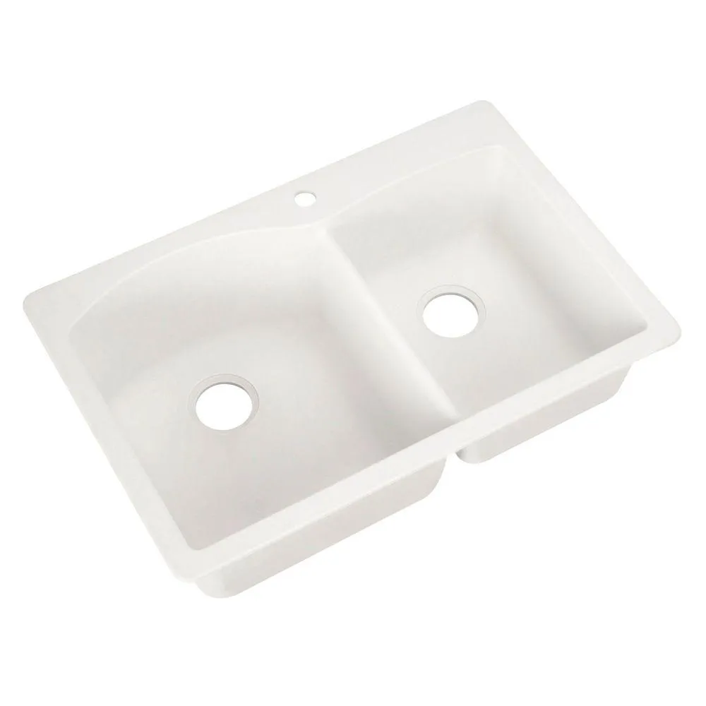 Blanco 511-606 Diamond 1-3/4 Bowl Kitchen Sink, White Finish