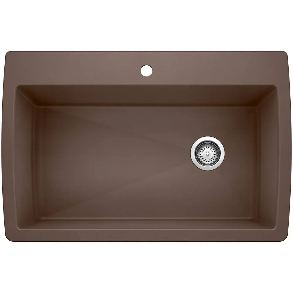 Blanco BL440192 Diamond Super Single Bowl, Cafe Brown