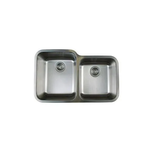 Blanco BL441023 Stellar 1-3/4-Inch Bowl Undermount Sink, Refined Brushed