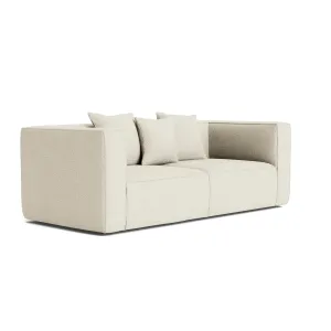 Block 2 Seater Sofa - Copenhagen Grey