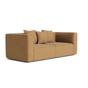 Block 2 Seater Sofa - Fossil Fawn