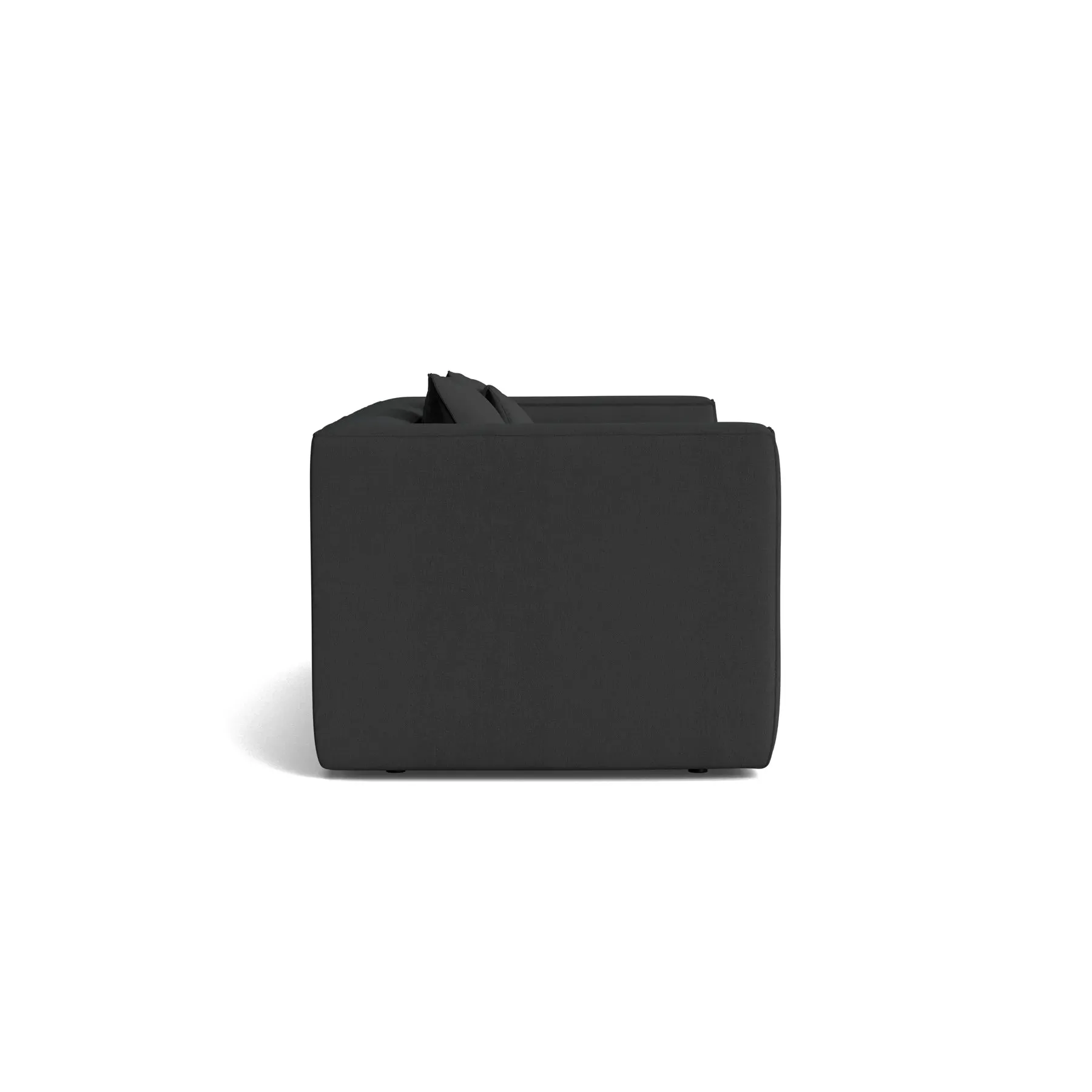 Block 2 Seater Sofa - Siena Charcoal