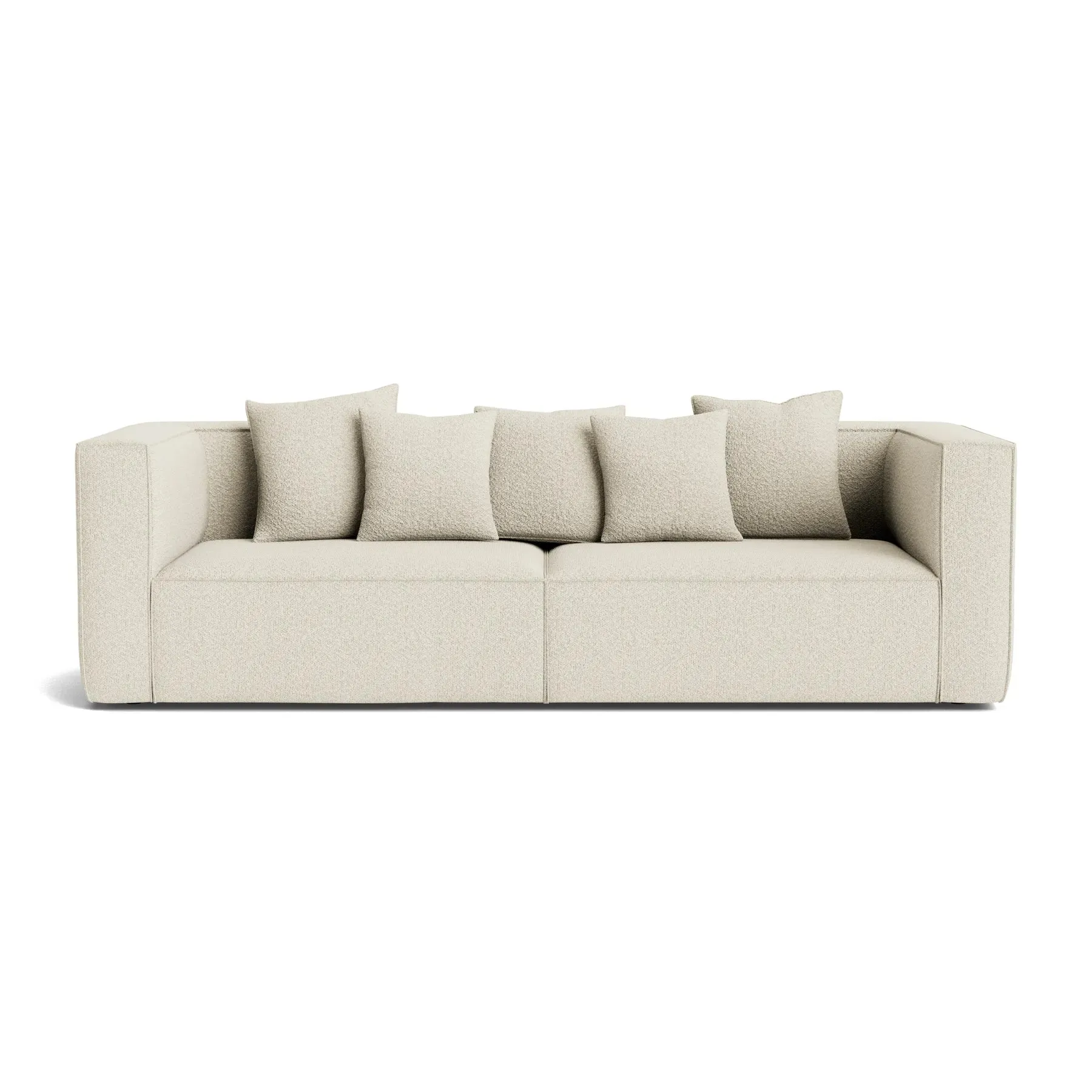 Block 3 Seater Sofa - Copenhagen Grey