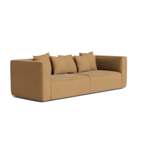 Block 3 Seater Sofa - Fossil Fawn