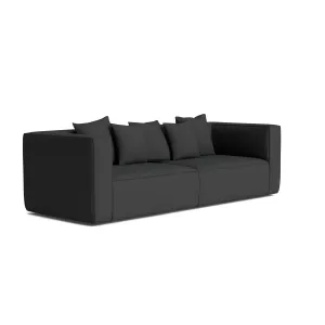 Block 3 Seater Sofa - Siena Charcoal