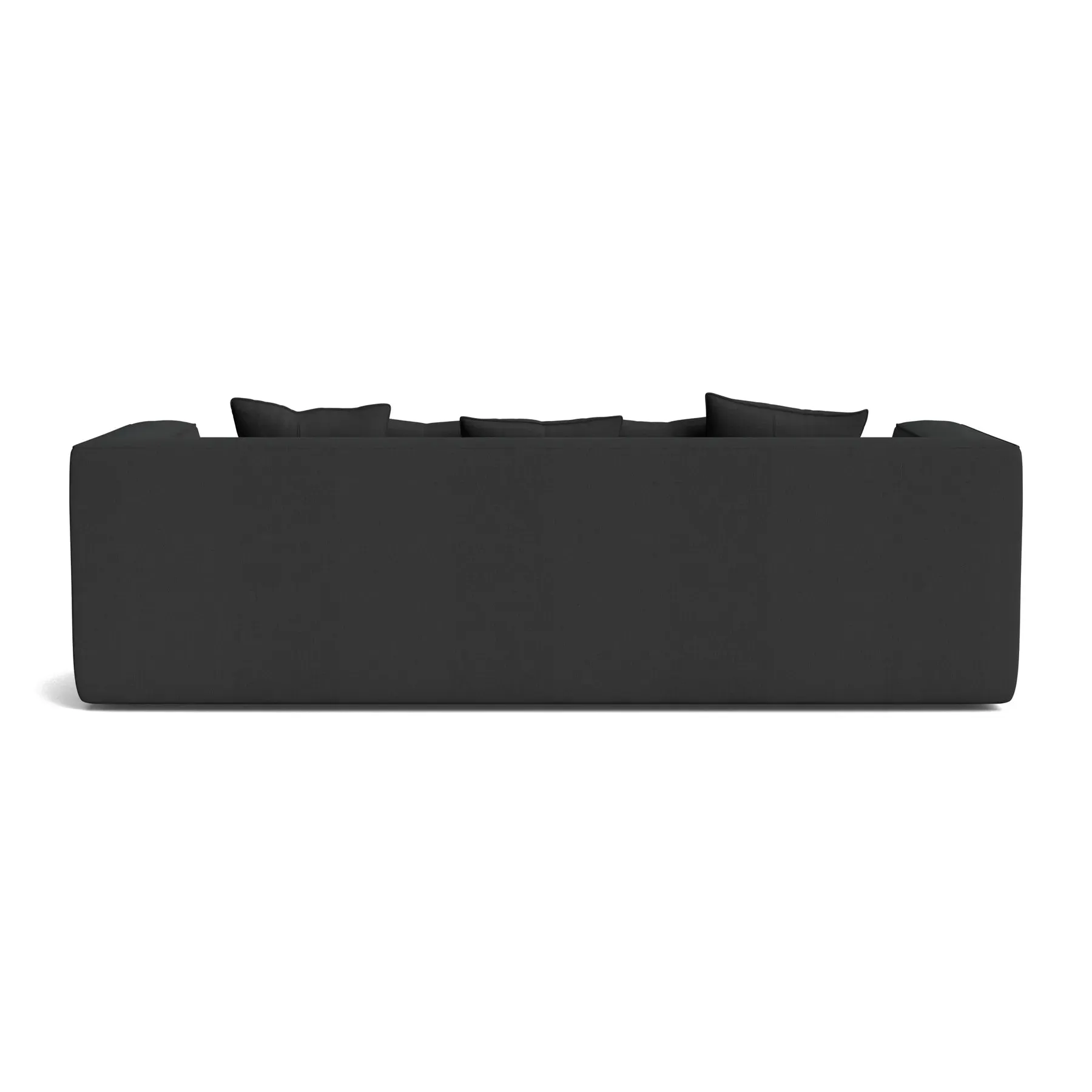Block 3 Seater Sofa - Siena Charcoal