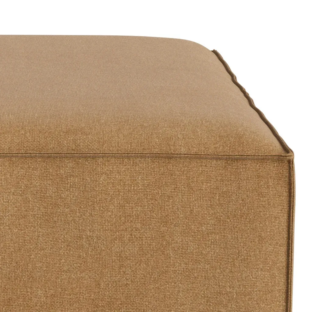 Block Ottoman - Fossil Fawn