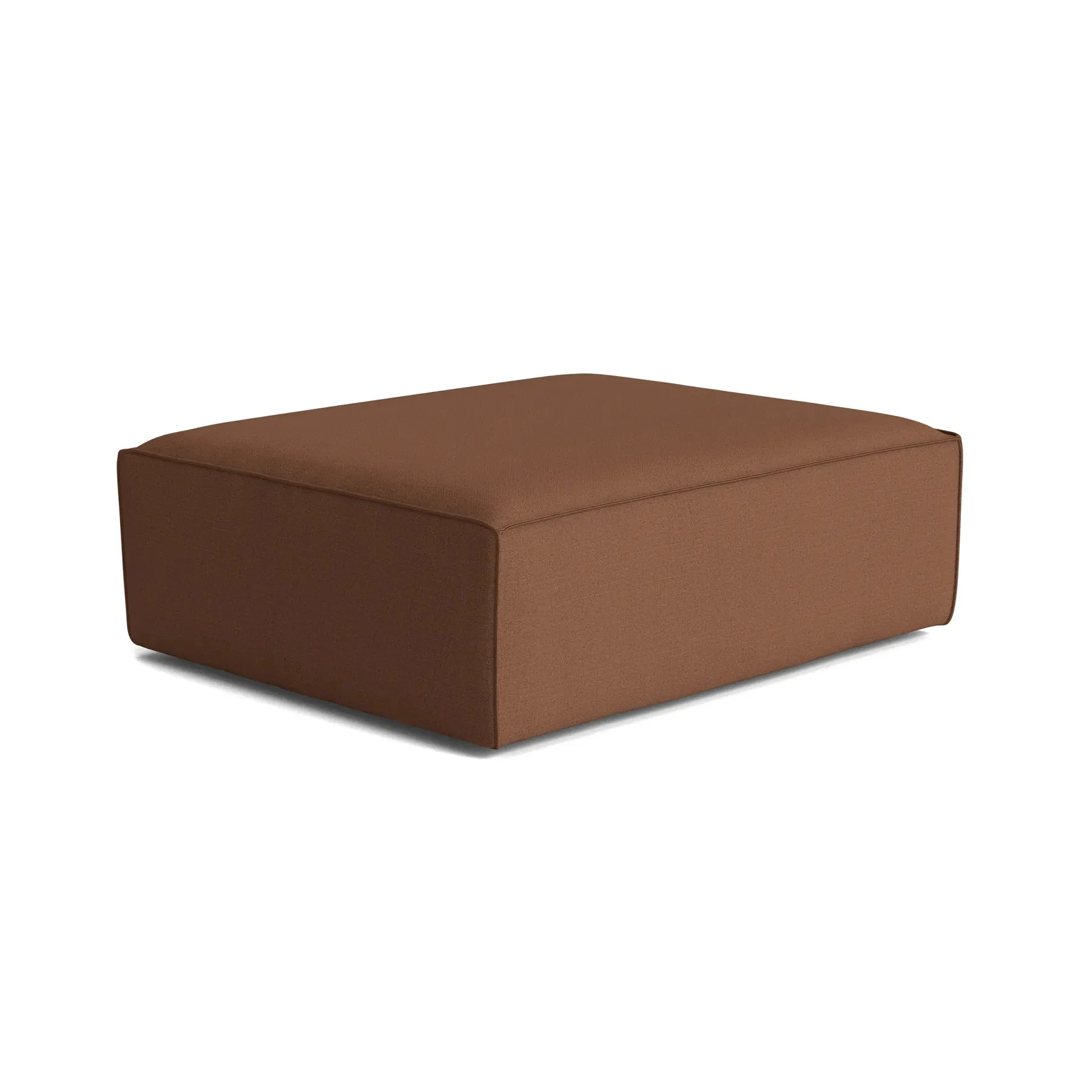 Block Ottoman - Siena Bark