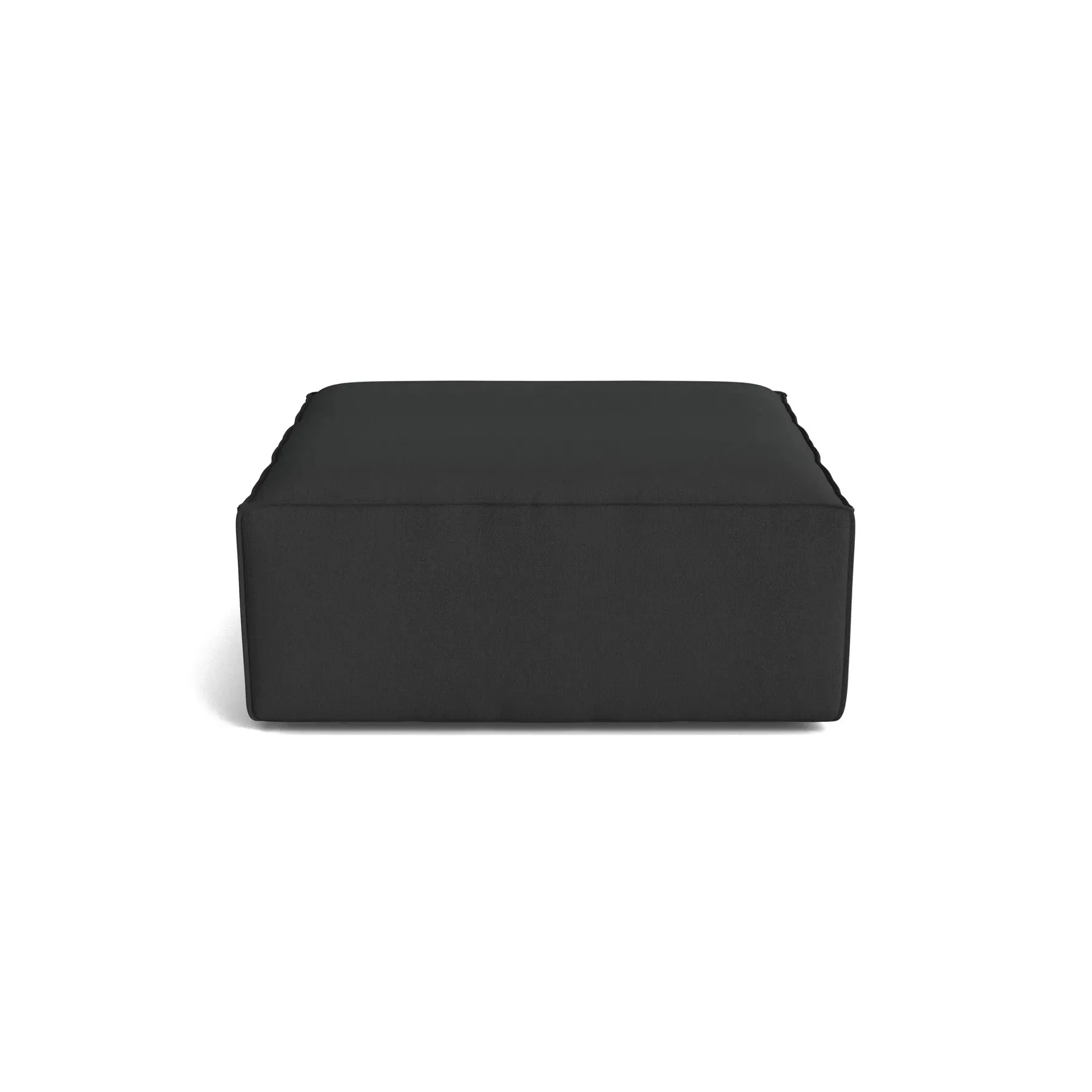 Block Ottoman - Siena Charcoal