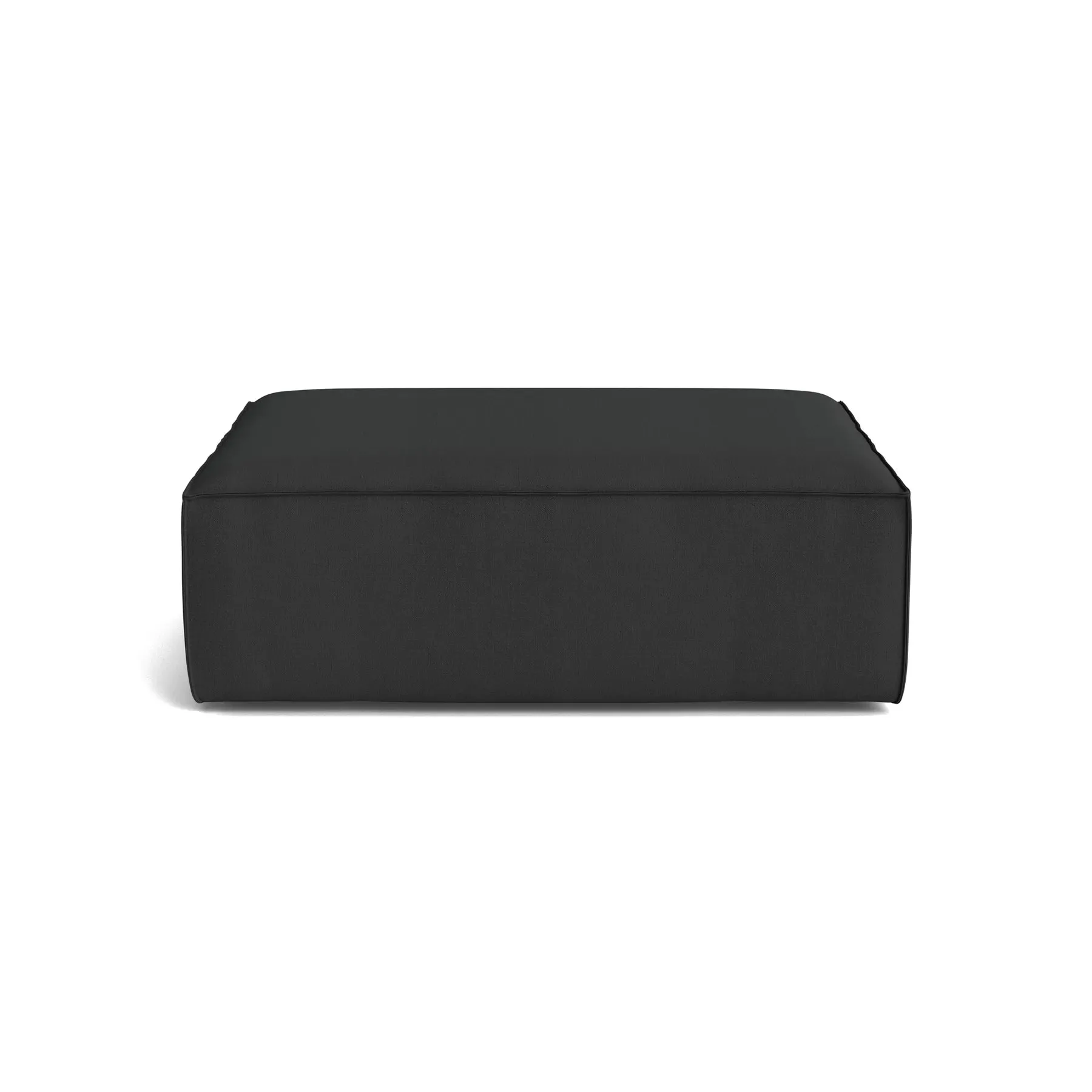 Block Ottoman - Siena Charcoal