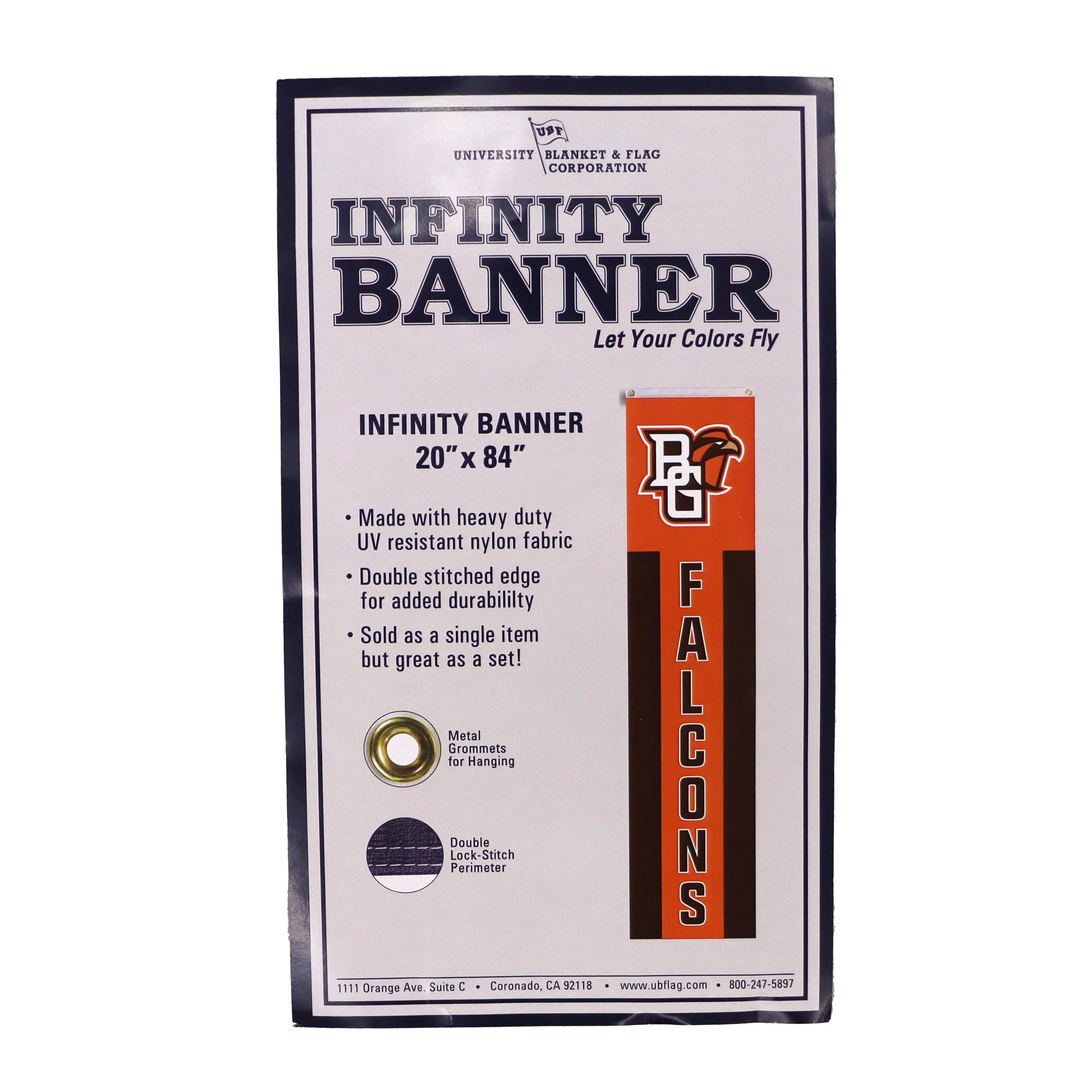 Bowling Green Falcons Infinity 20x 84 Banner