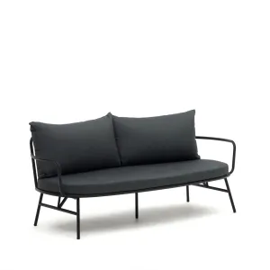 Bramant Outdoor 2 Seater Sofa - Black