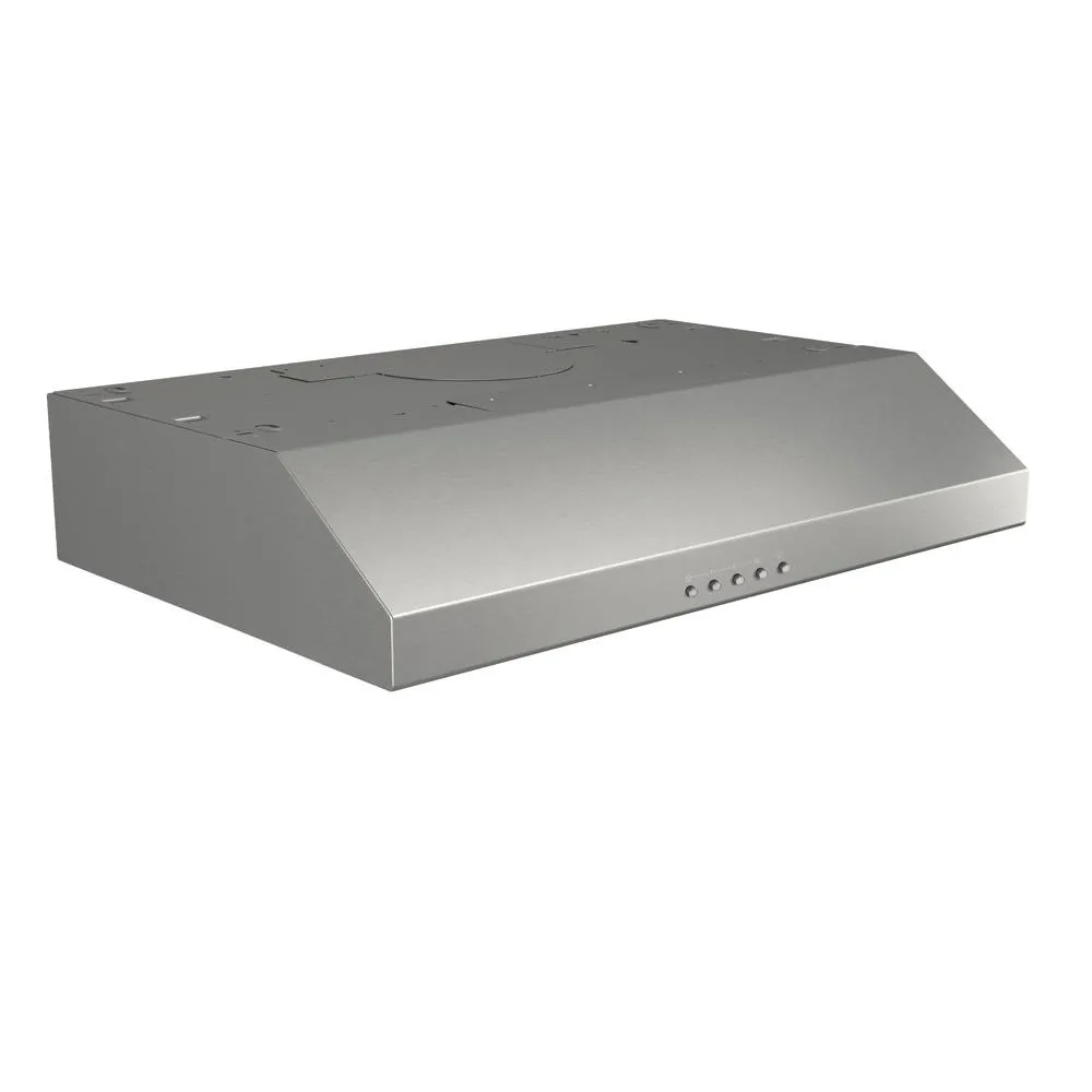 Broan-Nutone BCSQ130SS Glacier 30 in. 300 CFM Convertible Under Cabinet Range Hood with Light in Stainless Steel