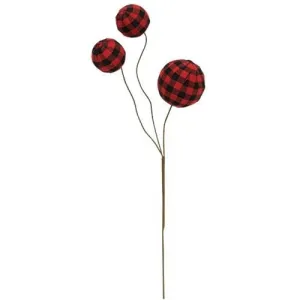 *Buffalo Gingham Ball Pick 14"