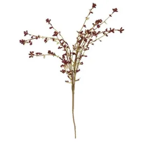 *Burgundy Wildflower Pick 13"