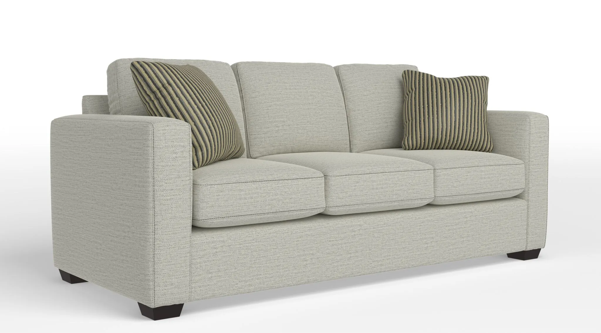 Caleb Queen Sofa Bed with Innerspring Mattress - Patina Light Grey