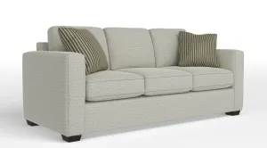 Caleb Queen Sofa Bed with Innerspring Mattress - Patina Light Grey
