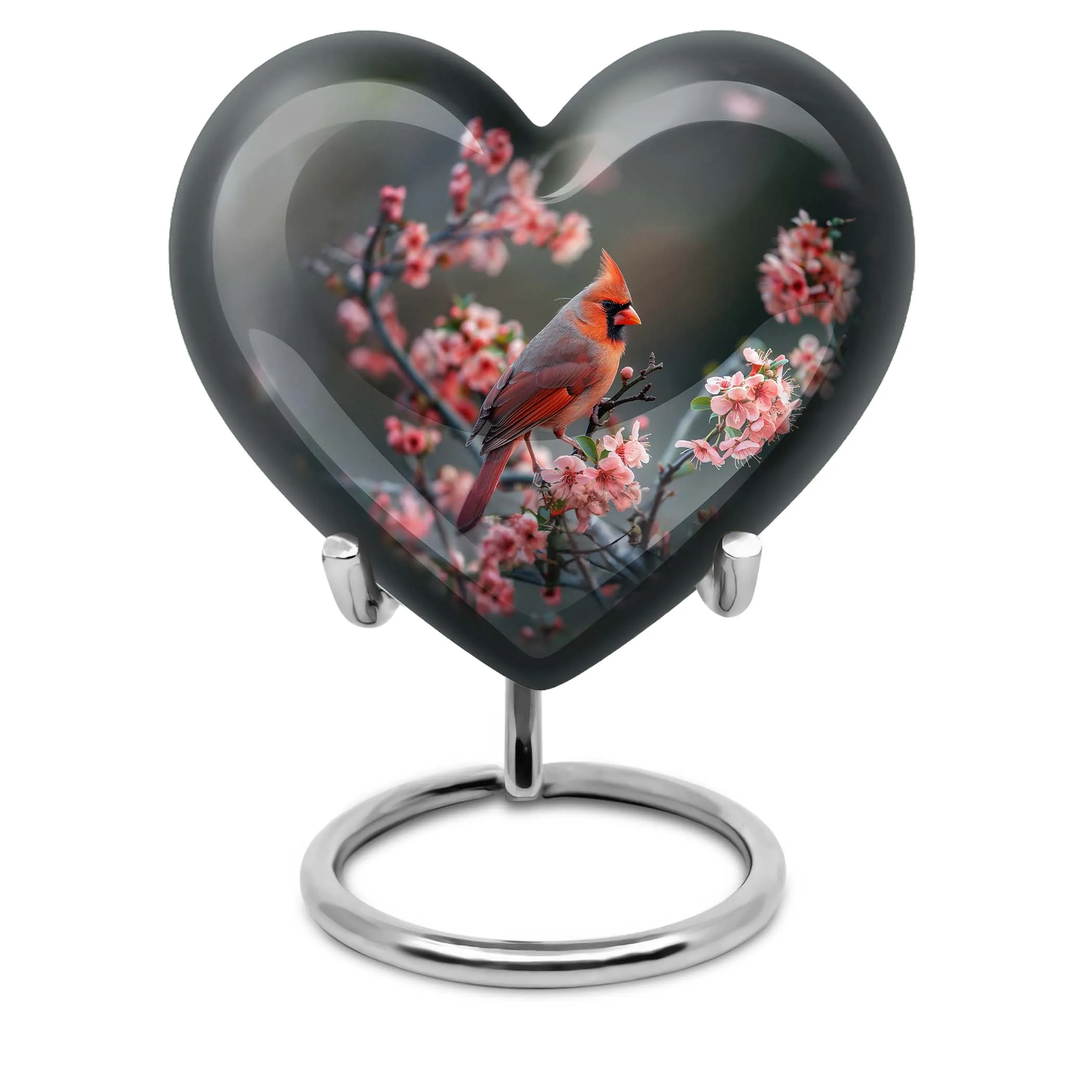 Cardinal Bird Emotion Keeper: Tribute Urn for Memories