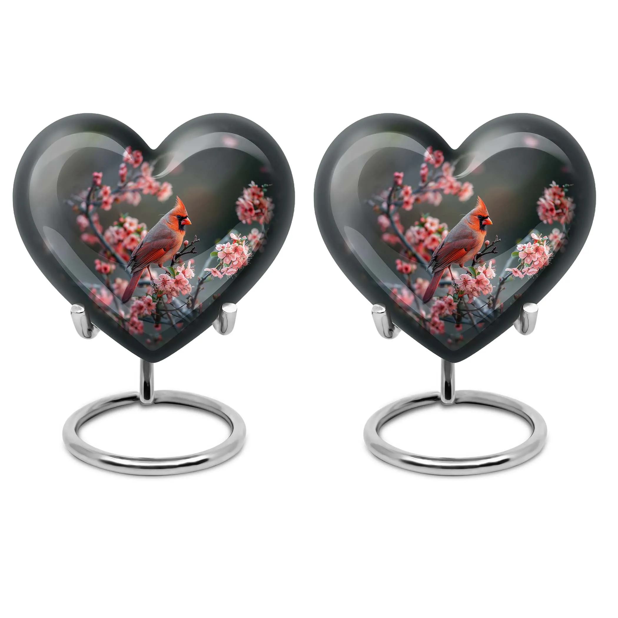 Cardinal Bird Emotion Keeper: Tribute Urn for Memories