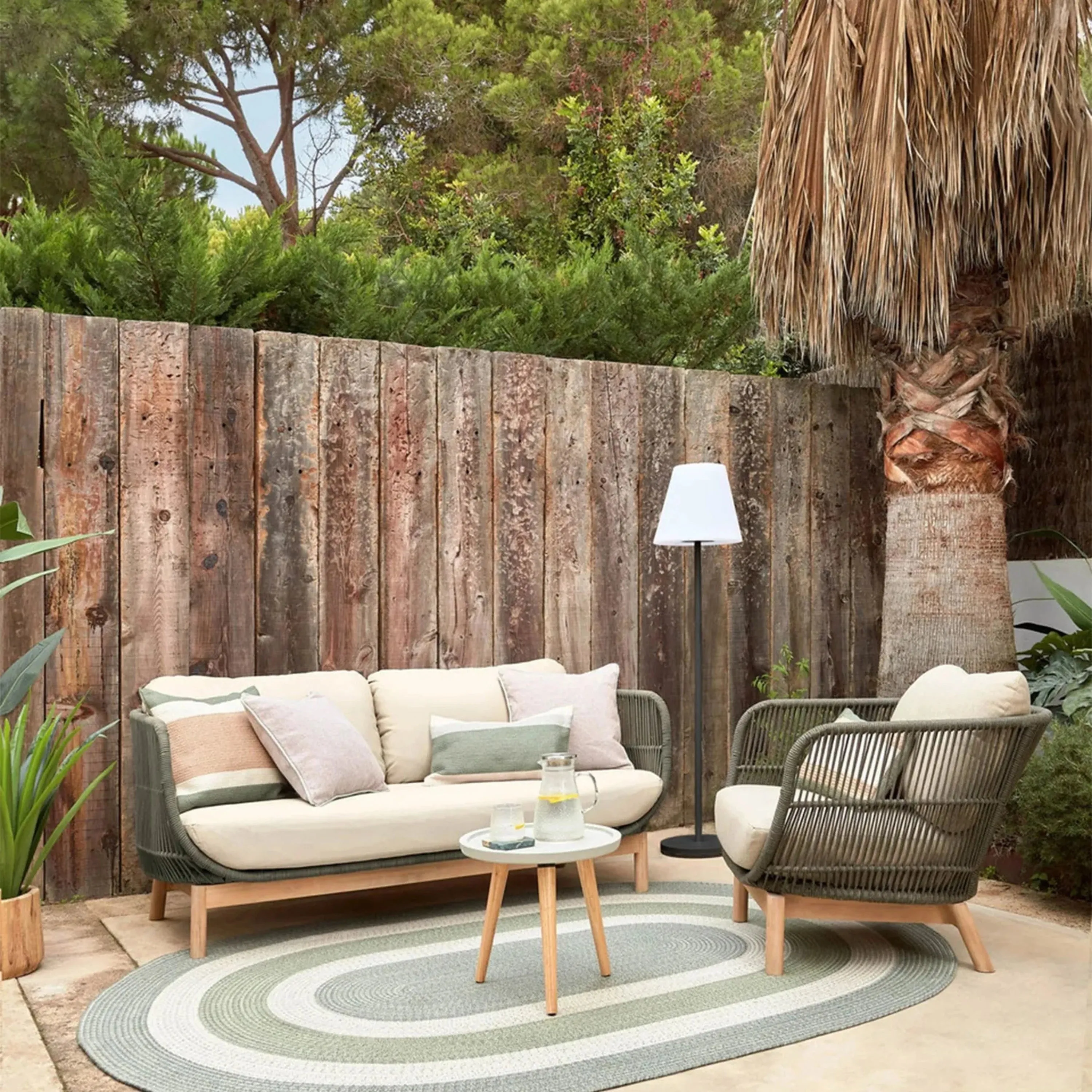 Catalina Outdoor 3 seater Sofa - Green