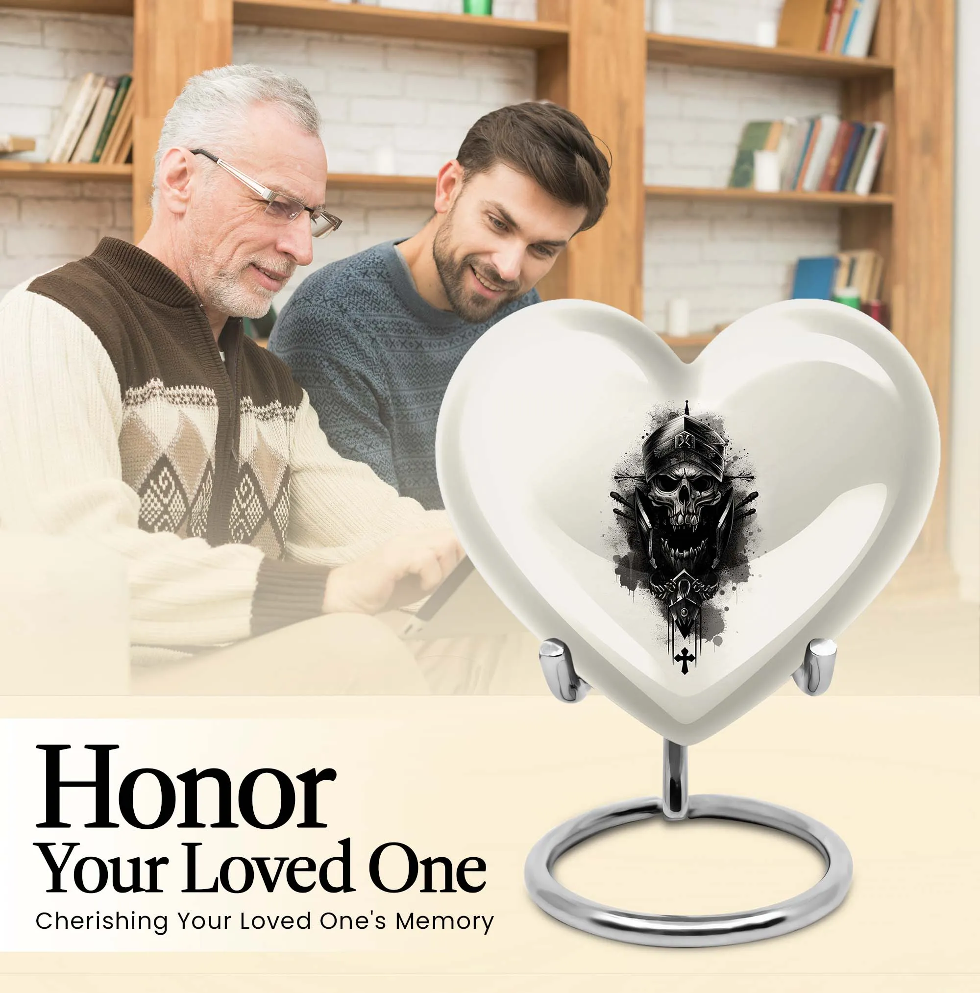 Catholic Urn: Uniquely Crafted Women's Adult Cremation Ensemble